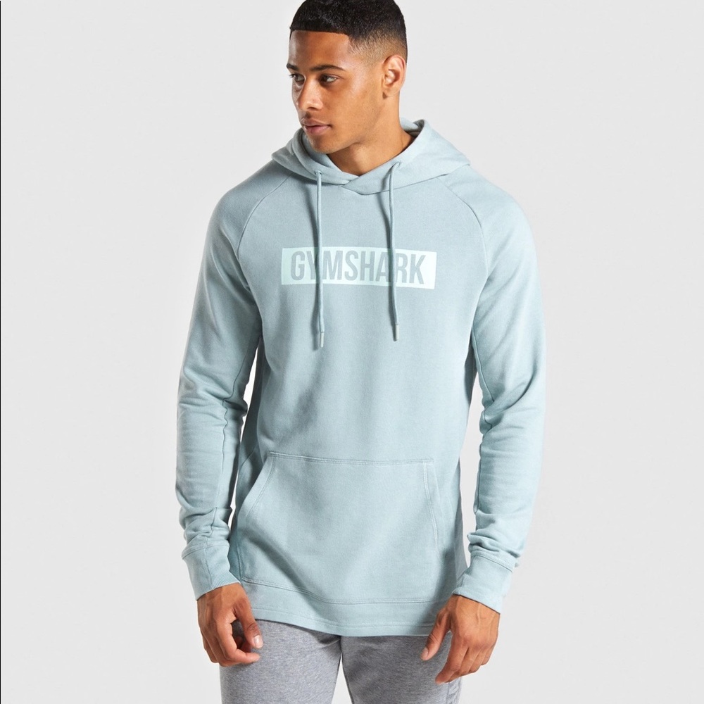Gymshark Block Hoody Light Blue